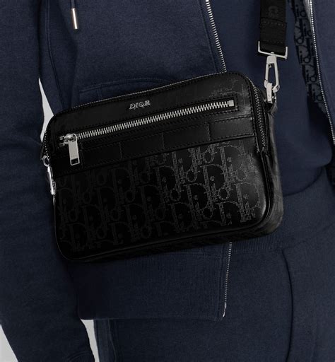 dior safari messenger bag black